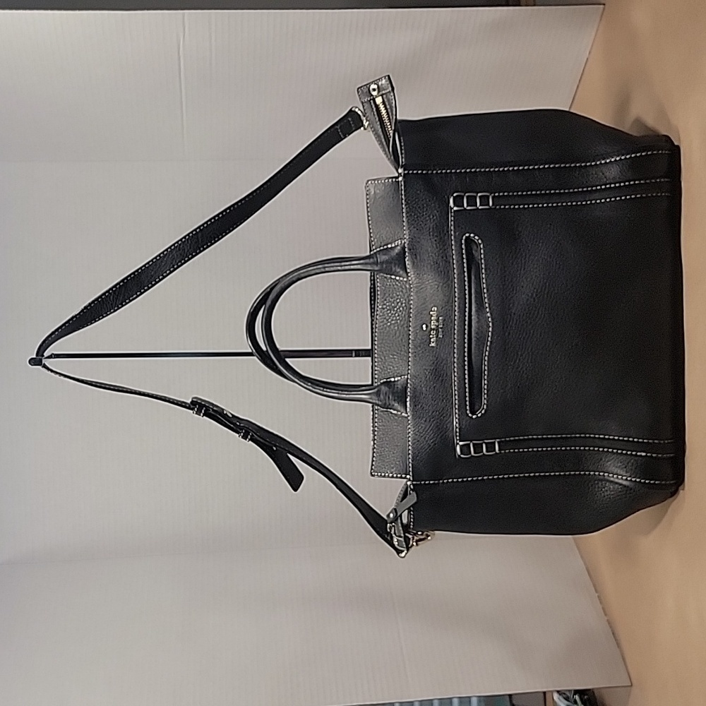 Kate Spade Claremont Drive Marcella Bag, Black, Pebbled Leather